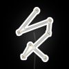 Addie LaRue neon sign in RGB colors, inspired by The Invisible Life of Addie LaRue.