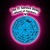 IT Service Desk Wheel of Answers Neon Sign