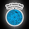 IT Service Desk Wheel of Answers Neon Sign