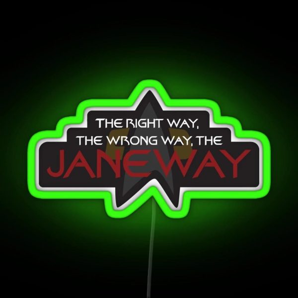 The Janeway RGB Neon Sign