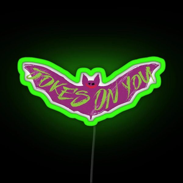 The Joking Bat RGB Neon Sign
