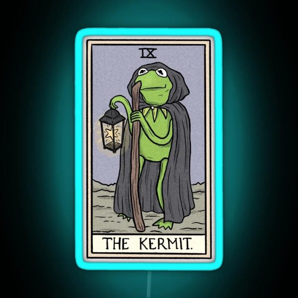 The Kermit Tarot RGB Neon Sign