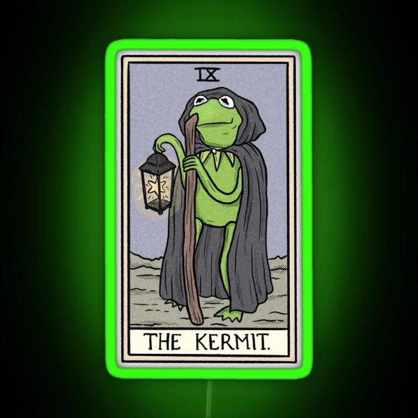 The Kermit Tarot RGB Neon Sign