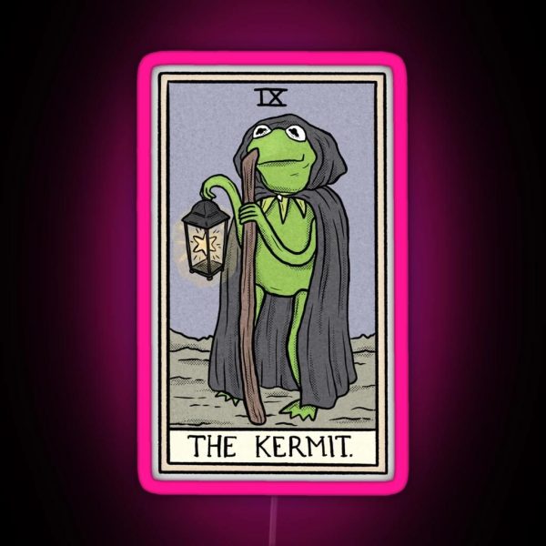 The Kermit Tarot RGB Neon Sign