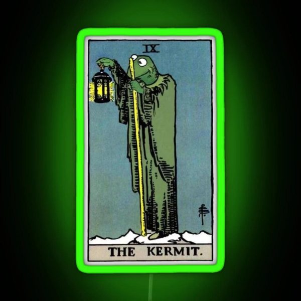 The Kermit Tarot RGB Neon Sign