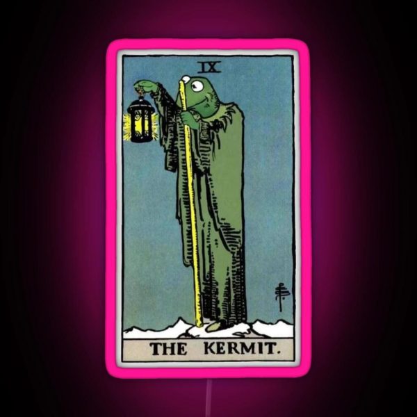 The Kermit Tarot RGB Neon Sign