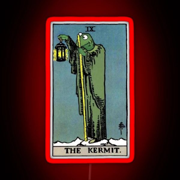 The Kermit Tarot RGB Neon Sign
