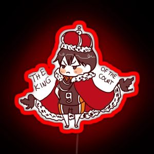 The King Of The Court RGB Neon Sign