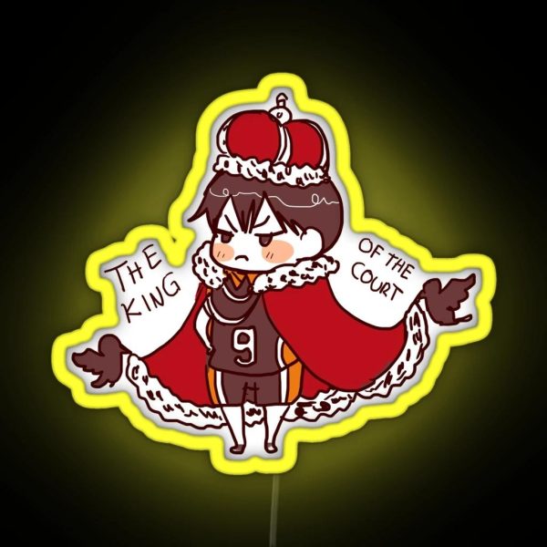 The King Of The Court RGB Neon Sign