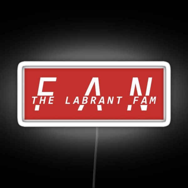 The Labrant Fam Fan RGB Neon Sign