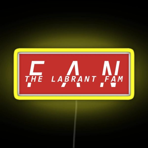 The Labrant Fam Fan RGB Neon Sign