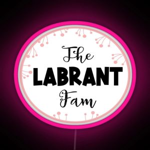 The Labrant Fam RGB Neon Sign