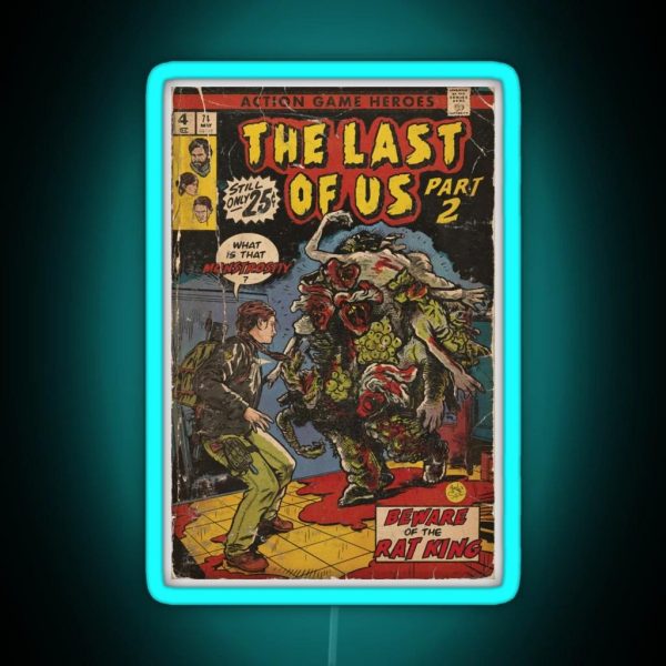 The Last Of Us 2 Rat King Fan Art RGB Neon Sign