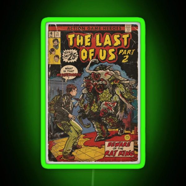 The Last Of Us 2 Rat King Fan Art RGB Neon Sign