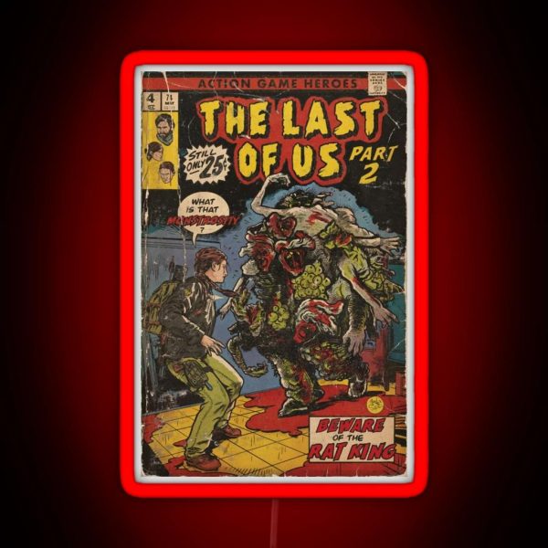 The Last Of Us 2 Rat King Fan Art RGB Neon Sign