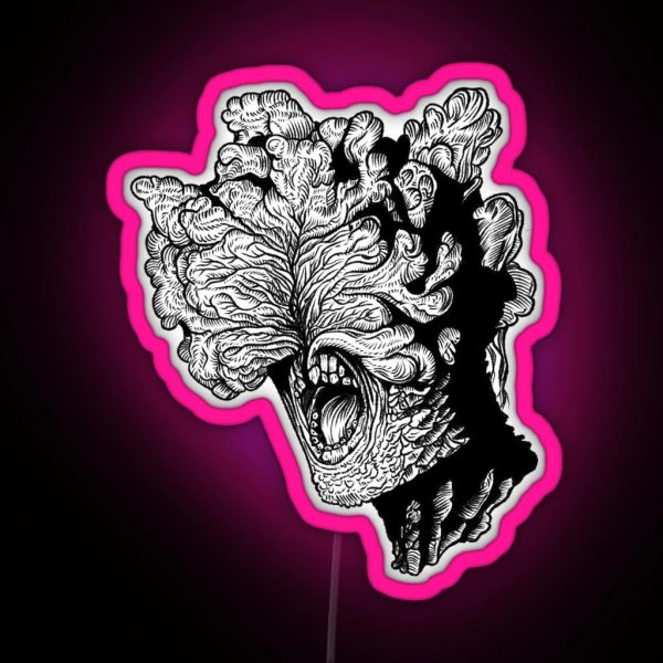 The Last Of Us Clicker Fungus RGB Neon Sign