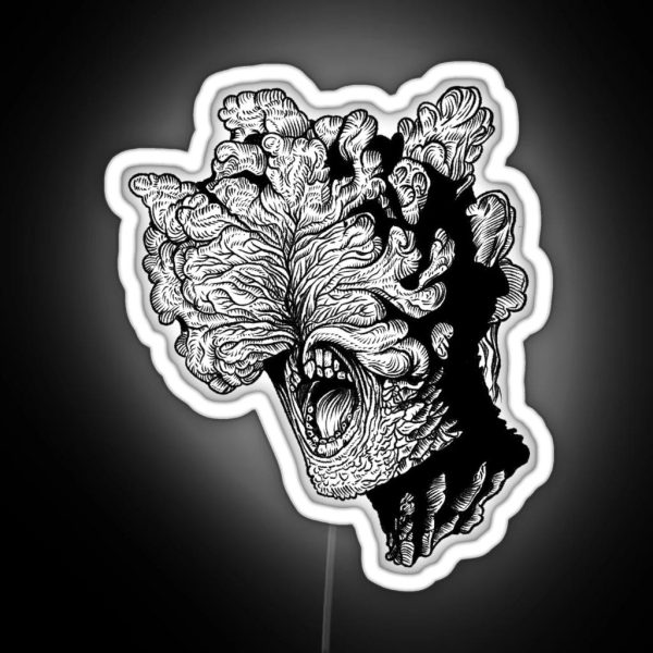 The Last Of Us Clicker Fungus RGB Neon Sign