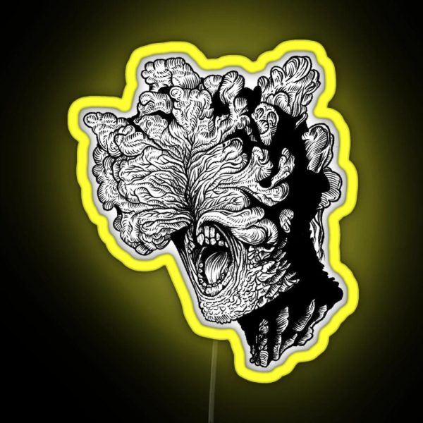 The Last Of Us Clicker Fungus RGB Neon Sign