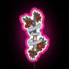 Ellie's knife from The Last of Us game series, displayed in a colorful neon sign with an endure and survive theme.