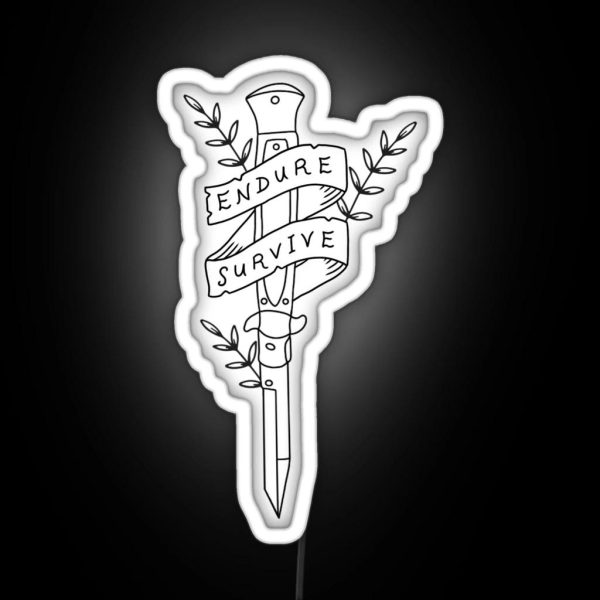 The Last Of Us Endure And Survive RGB Neon Sign