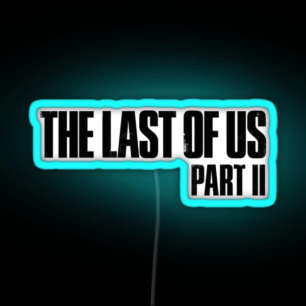 The Last Of Us Part 2 Logo RGB Neon Sign
