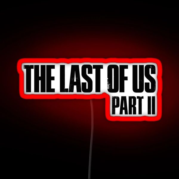 The Last Of Us Part 2 Logo RGB Neon Sign