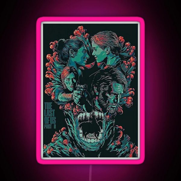 The Last Of Us Poster RGB Neon Sign
