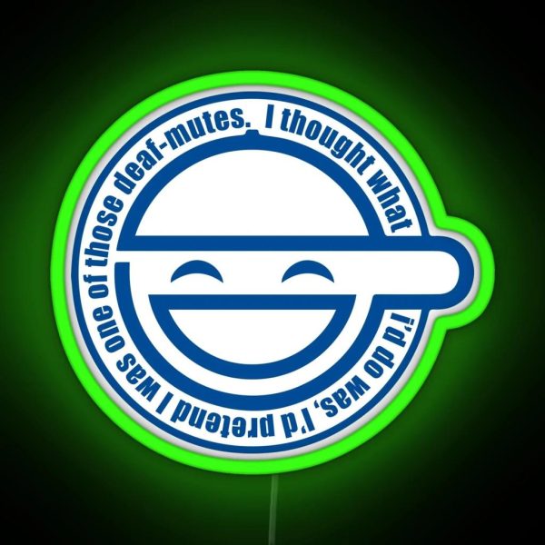 The Laughing Man RGB Neon Sign