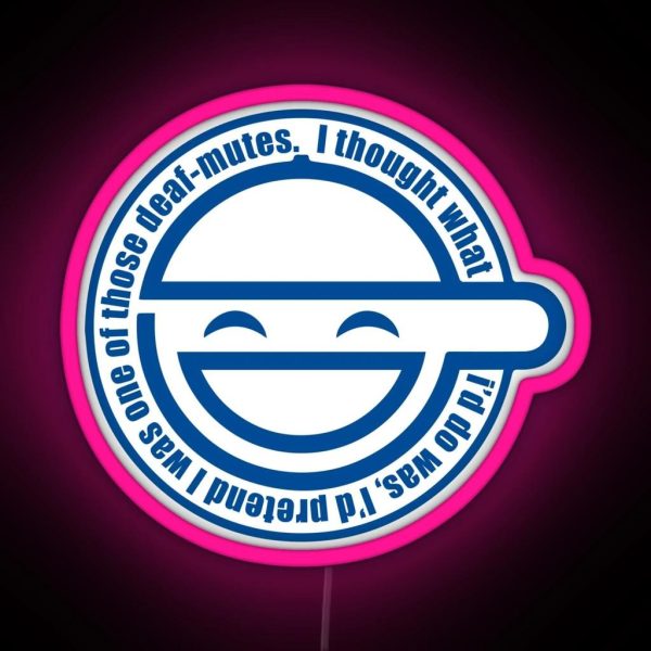 The Laughing Man RGB Neon Sign
