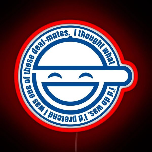 The Laughing Man RGB Neon Sign