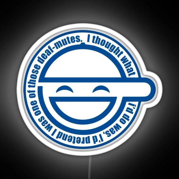 The Laughing Man RGB Neon Sign