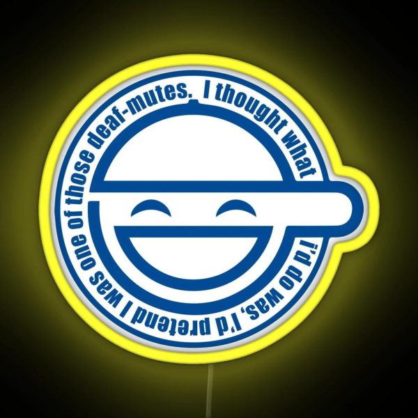The Laughing Man RGB Neon Sign