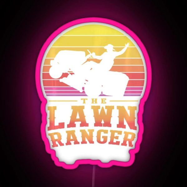 The Lawn Ranger Rides Again RGB Neon Sign