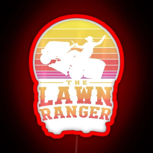 The Lawn Ranger Rides Again RGB Neon Sign