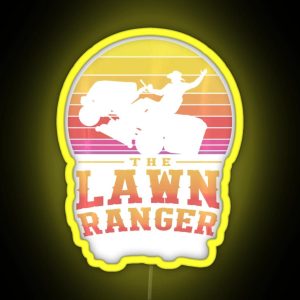 The Lawn Ranger Rides Again RGB Neon Sign