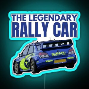 The Legendary Rally Car RGB Neon Sign