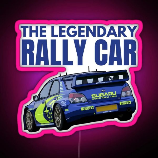 The Legendary Rally Car RGB Neon Sign