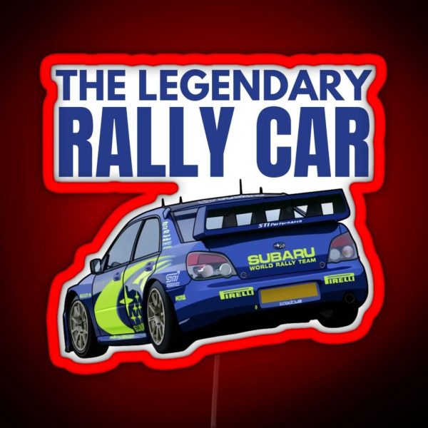 The Legendary Rally Car RGB Neon Sign