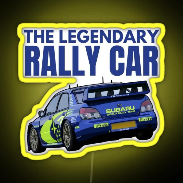 The Legendary Rally Car RGB Neon Sign