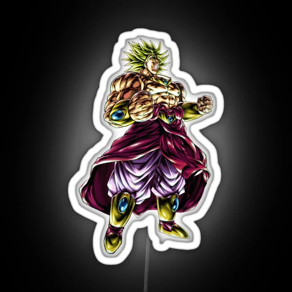 THE LEGENDARY SUPERSAYAN BROLY NO EFFECTS RGB Neon Sign