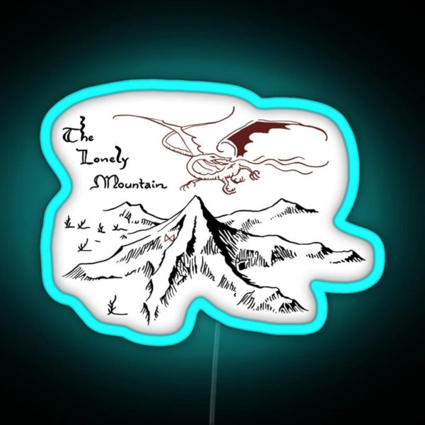 The Lonely Mountain RGB Neon Sign