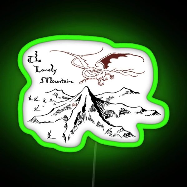 The Lonely Mountain RGB Neon Sign