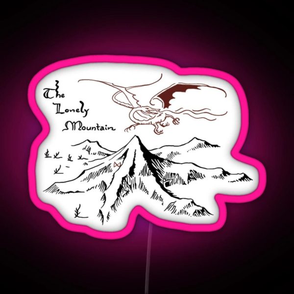 The Lonely Mountain RGB Neon Sign