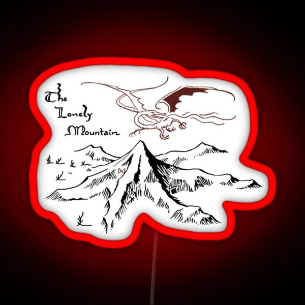 The Lonely Mountain RGB Neon Sign