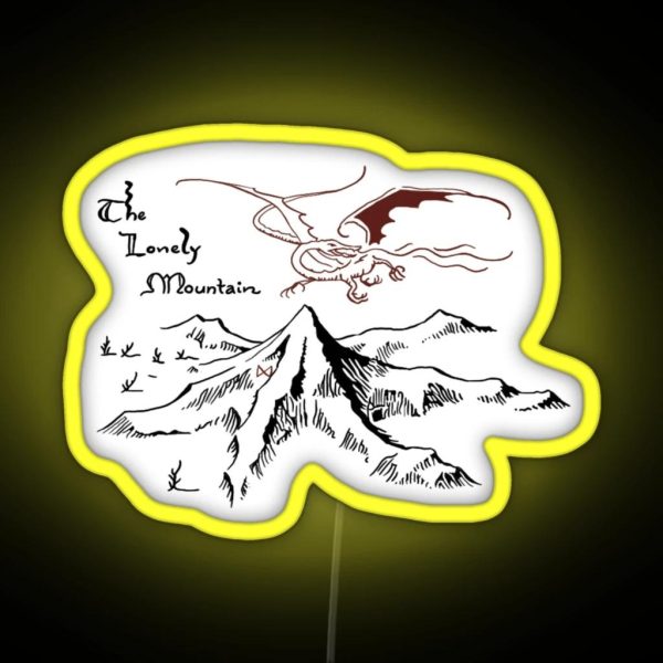 The Lonely Mountain RGB Neon Sign