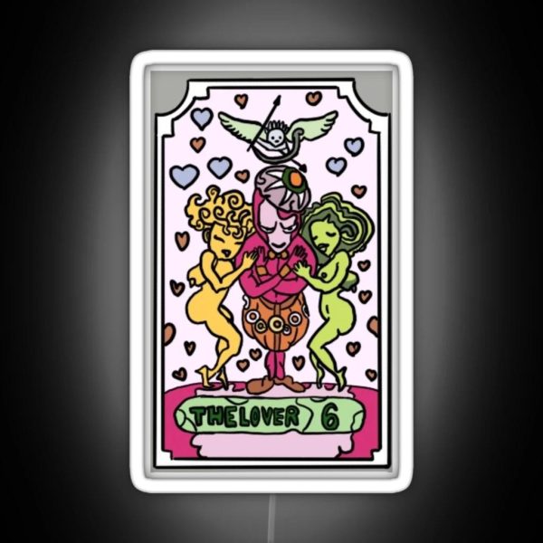 The Lover Jojo Tarot Card RGB Neon Sign