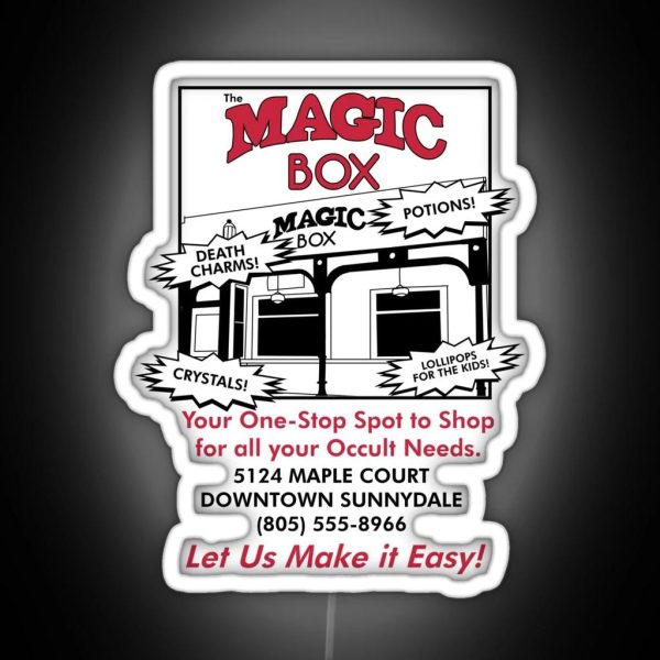 The Magic Box Sunnydale RGB Neon Sign