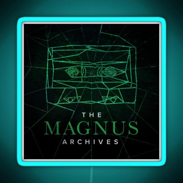 The Magnus Archives Logo Season 5 Square Block Logo RGB Neon Sign