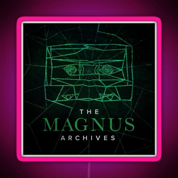 The Magnus Archives Logo Season 5 Square Block Logo RGB Neon Sign