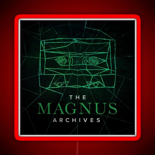 The Magnus Archives Logo Season 5 Square Block Logo RGB Neon Sign